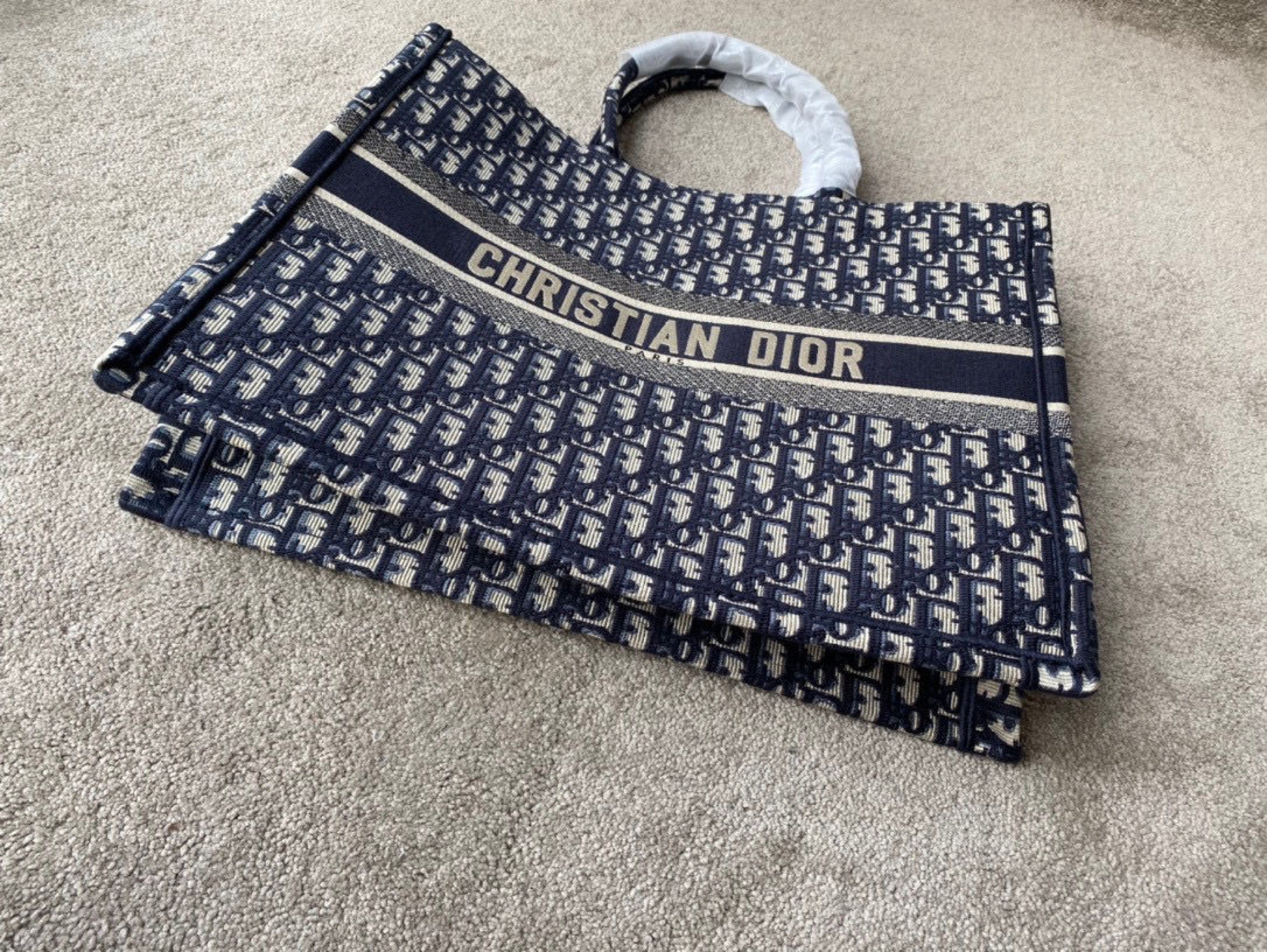 Large Dior Book Tote