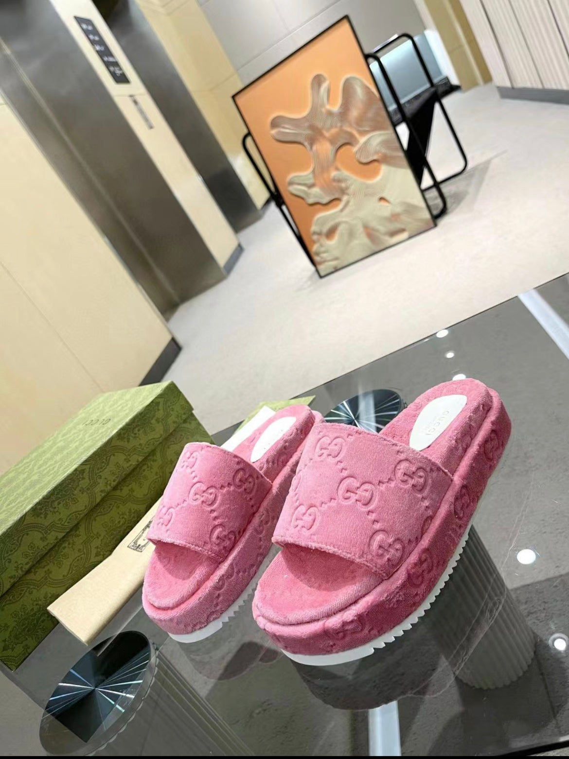 Gucci Platform Slide